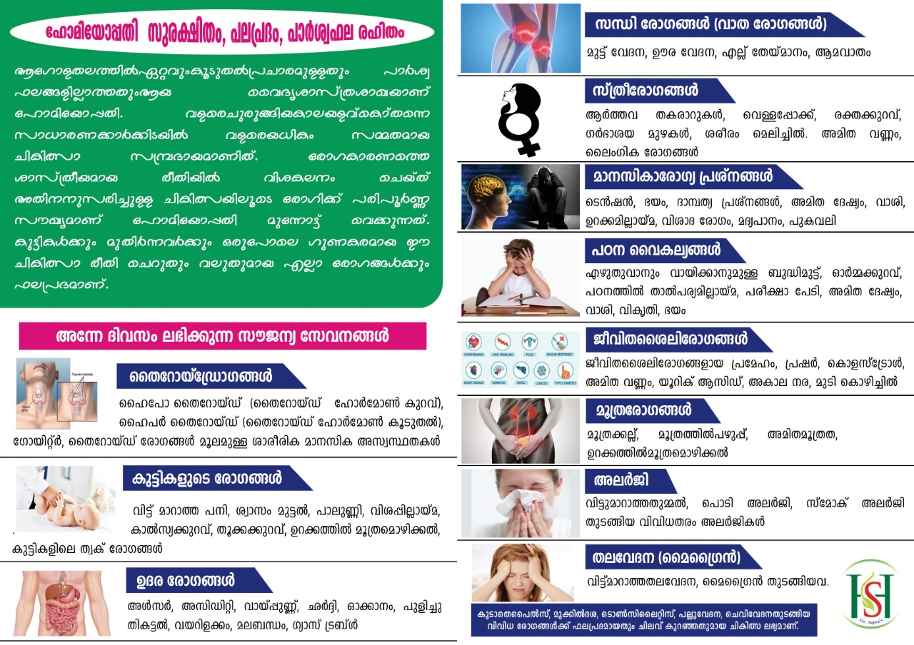 Dr. Sajna's Homoeopathic Clinic & Thyroid Centre